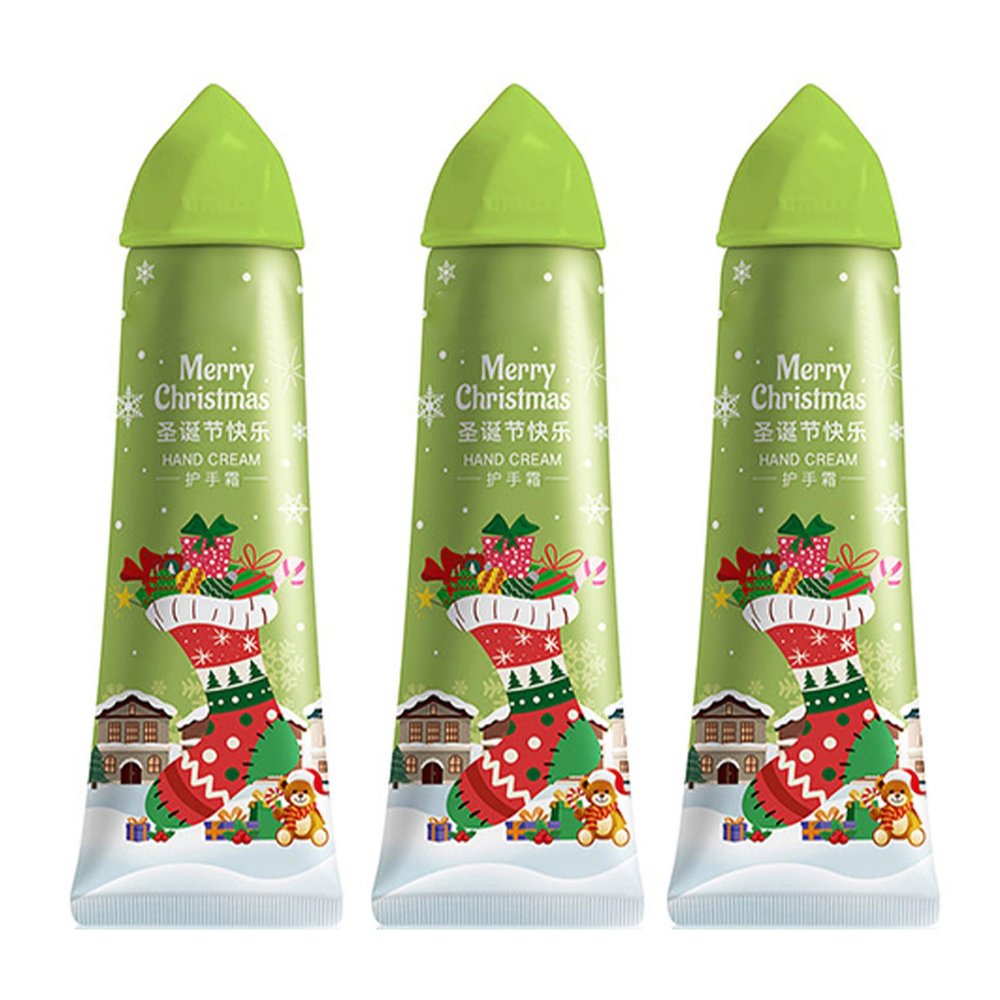 Yiesvsov Nourishing Hand Cream 3 Pack Winter Moisturizer for Dry Cracked Skin Travel Size Christmas Gift Set Sock One Size