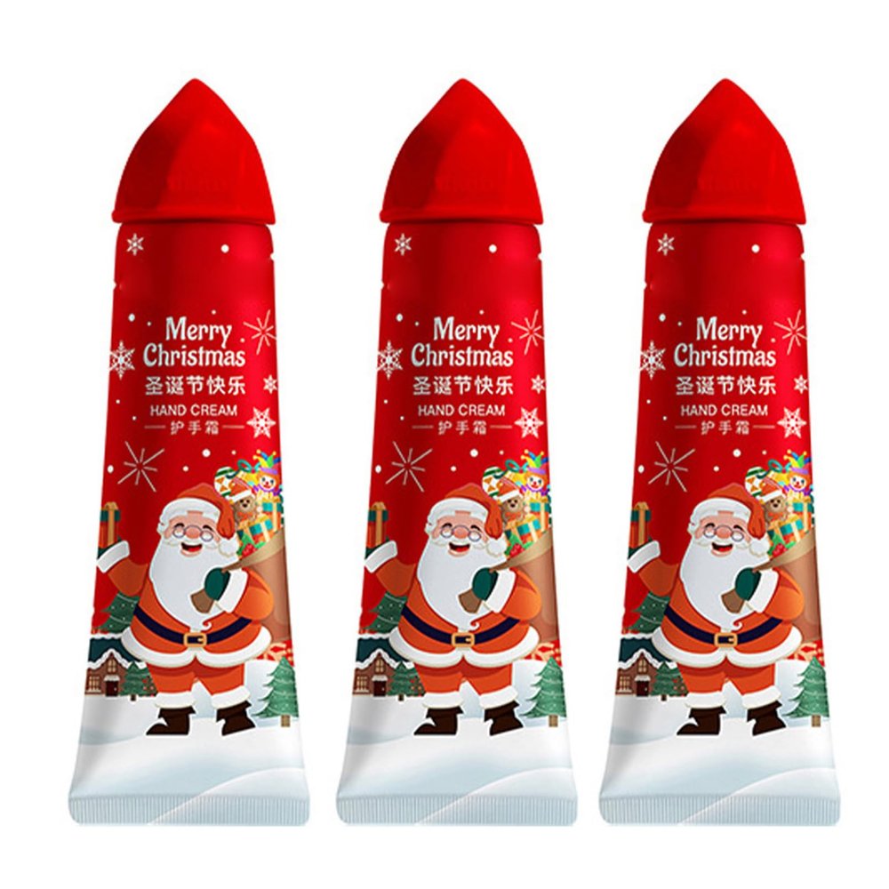 winying 3 Pack Travel Hand Cream Christmas Gifts Winter Moisturizing Lotion for Dry Cracked Skin Care Santa One Size