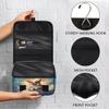 YPPAHHHH Hanging Toiletry Bag for Women Men Travel Cute Surfing Corgi Dog Makeup Organizer with Compartments, Waterproof Portable Cosmetic Bag with Hook and Handle view 4
