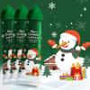 dPois Travel Size Winter Hand Cream Trio Set for Dry Cracked Skin Nourishing Moisturizer 3 Pack Snowman One Size view 2