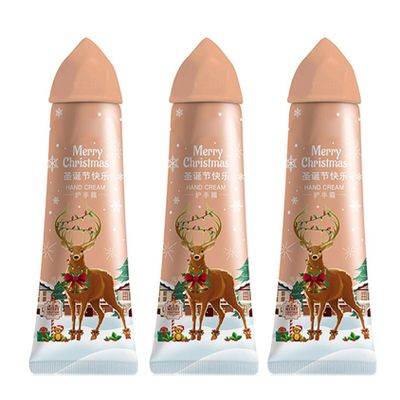 Miaeowve Christmas Stocking Stuffers 3 Pack Travel Size Hand Cream Winter Moisturizing Lotion for Dry Skin Reindeer One Size