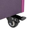 AKSDSGA Professional Rolling Makeup Case Makeup Train Case with 360 Swivel Wheels, Lockable Portable Cosmetic Organizer Trolley for Makeup Artists (Purple) view 4