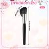 Angled Foundation Brush, Triangle Powder Brush Premium Contour Blush Bronzer Face Makeup Brushes Professional Blush Brushes for Cream Mineral for A Sculpted Look view 2