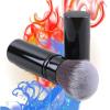 Retractable Kabuki Makeup Brushes,Travel Kabuki Powder Foundation Makeup Brush Powder Foundation Brush Contour Blush Bronzer Face Blender Brush for Blending Liquid, Blush(Black) view 4
