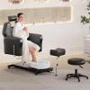 Reclining Pedicure Chair with Hydraulic Lift, Stool, Footrest & Massage Basin, Adjustable Pedicure Unit Station, 360 Swivel Spa Station Pedi Chair for Foot Bath Beauty Spa Salon Salon Home Use, Black view 2