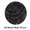 ApexToupees Afro Toupee For Black Men Kinky Curly Human Hair Replacement System Full Poly Afro Weave Hair Units For African American Men Hair Piece 8X10 6MM Afro Wave#110 1# JET BLACK+10% GREY view 4