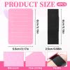4 Pieces Lash Trays for Lashes Extensions Lash Holder with Adjustable Wrist Strap One Size Eyelash Extension Pallet Stand Holdersfor Makeup Most Eyelash Extension Holder (8-15 mm,Pink) view 2