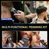Electric Foil Shaver for Men 3-Piece Grooming Kit with Floating Blades & LED Display, IPX7 Waterproof Wet/Dry Beard Trimmer, Cordless Rechargeable Electric Razor for Travel (Black) view 3