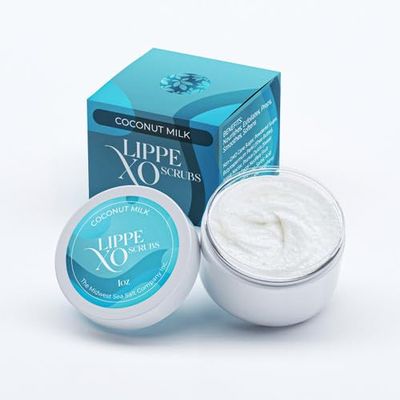 The Midwest Sea Salt Company - Coconut Milk Exfoliating Lip Scrub - Lippe XO - Exfoliating Body Scrub