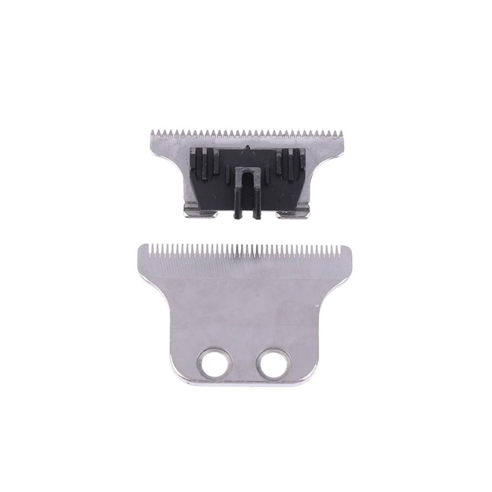 1Set Hair Clipper Blade For T-Shaped Hair Clipper Replacement Blade Hair Trimmer Clipper Knife Barber Cutting Head(Silver)