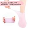 3 Pairs Silicone Socks, Soft Elastic Silicone Socks for Moisturizing Feet, Smooth for Women view 4