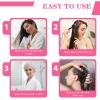2Pcs Pink Deep Conditioning Hot Oil Hair Treatment Caps, Double Layer, Waterproof Deep Conditioning Hair Cap, Reusable Shower & Steam Caps view 4
