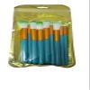 Professional 10-Piece Makeup Brush Set, Teal with Gold Ferrule, Green-Tipped Synthetic Bristles for Cosmetic Application,professional makeup brush set view 3