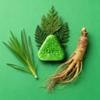 MAVM Usma Herb  Thuja Leaf  Ginseng Shampoo Bar  Herbal Haircare Gentle Cleanser, Solid Soap Bar view 2