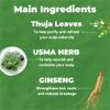 MAVM Usma Herb  Thuja Leaf  Ginseng Shampoo Bar  Herbal Haircare Gentle Cleanser, Solid Soap Bar view 3