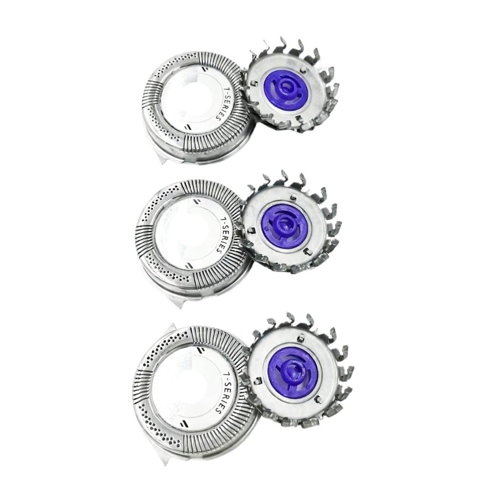 3pcs Replacement Shaver Head, Compatible For Philips,Compatible For Norelco, HQ6 HQ7415 HQ7815 HQ7825 HQ7845 HQ7850 HQ7870 7886XL 7610X 6866XL Razor Blade