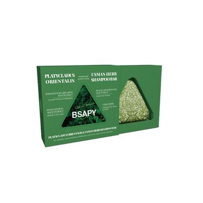 BSAPY Anti Hair Loss Shampoo Bar  DHT Blocker with Polygonum, Ginseng & Tea Tree, Strengthens Roots, Reduces Hair Fall, for Thinning Hair, Sulfate-Free, Herbal Hair Growth Soap 120g *2