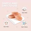 Himalayan Salt Foot Bricks  Pack of 2, 100% Natural Detox Stones (10"x4.5"x1") Foot Shape, for Relaxation & Spa Therapy view 3