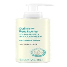 C~alm + Restore Gentle Nourishing Oat Face Cleanser, 7.8 fl. oz, Pack of 1