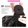 Color #4 Human Hair Dark Brown Straight Bundles 12 14 16 Inch view 4