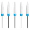 CUN7 5Pc Ceramic Nail Art Drill Bits Rotary Cutter Clean Apparatus for Manicure Milling Machine Accessories Removal Gel Tool .AT7 view 1