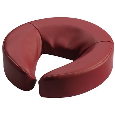 Master Massage Universal Face Cushion Pillow for Massage Table-Burgundy