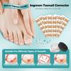 Ingrown Toenail Corrector Set with Correction Strips, Professional Ingrown Toenails Pedicure Tool Set, Painless File and Lifter Pedicure Tools Pedicure Tools,Ingrown Nail Tool for Women Man. view 2