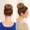 3 Pcs Brown Hair Bun Maker - Hair Donut Set for Kids Girls Women(Medium) 3 Elastic Bands, Hair Donut Bun Maker Tool for Short and Thin Hair Crown Shapers Accessories (3 Inch) view 4