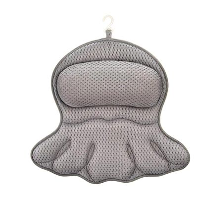 Bath Pillow Bathtub,Compatible For Tub Neck And Back Support, Headrest With Soft 4D Mesh(JJ380-A2)
