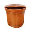 XYIANG Wooden Barrel Foot Spa Wood Bucket for Pedicure,Foot Tub for Soaking Feet,Foot Soak Bucket,Foot Basin for Adults,Foot Bath Spa Tub Practical Comfortable view 1