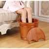 XYIANG Wooden Barrel Foot Spa Wood Bucket for Pedicure,Foot Tub for Soaking Feet,Foot Soak Bucket,Foot Basin for Adults,Foot Bath Spa Tub Practical Comfortable view 4