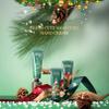 dPois Christmas Hand Cream Gift Set for Women Men 3 Pack Hydrating Hand Lotion Winter Care for Dry Hands Green One Size view 3