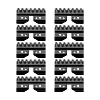 10pcs / Lot Detachable Stainless Steel BladeMetal Replacement Blades,Compatible For Wahl,Compatible For Oster,A5 Dog Clippers Anti-Pinch
