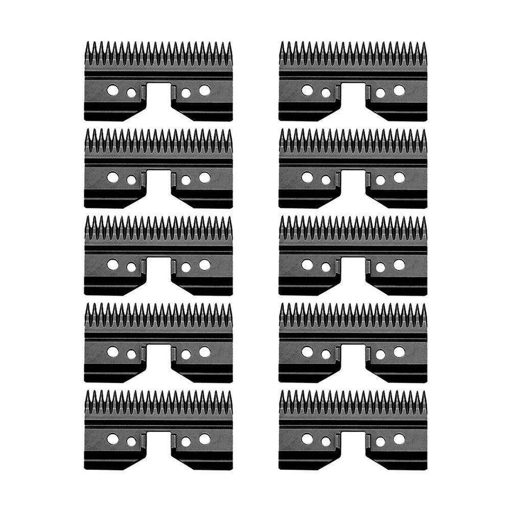 10pcs / Lot Detachable Stainless Steel BladeMetal Replacement Blades,Compatible For Wahl,Compatible For Oster,A5 Dog Clippers Anti-Pinch
