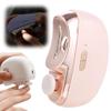 2026 New 2 in 1 Electric Nail Clippers, 2 Speeds Automatic Nail Clippers for Fingers and Toes with LED Light & Clip Storage, Electric Nail Trimmer for Senior Adults (Pink) view 1