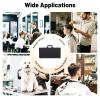 ChronosGear Barber Accessories Case with Code Lock, Black Processional Hairdresser Carrying Case, Portable Large Barber Tool Kits Storage Box for Hairdressers and Hairstylists (Black and Strap) view 2