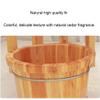 XYIANG Wooden Barrel Foot Spa Foot Soak Bucket, Foot Basin for Adults, Wood Bucket for Pedicure, Foot Tub for Soaking Feet, Foot Bath Spa Tub(A) view 3