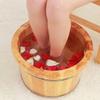 XYIANG Wooden Barrel Foot Spa Foot Soak Bucket, Foot Basin for Adults, Wood Bucket for Pedicure, Foot Tub for Soaking Feet, Foot Bath Spa Tub(A) view 4