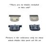 Trimmer (2) Replacement White Plastic Backing Piece Part Repair with Oil for Wahl All in One Lithium Ion Stainless Steel Standard/T Blade 59300 02144 9818 9864 9888 9854 9860 view 3