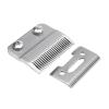 2pcs Replace Blade Cutter Head,Compatible For WAHL,Hair Clipper Trimmer Cutting Razor Haircut Machine Salon Accessories Set Metal Tool Anti-Pinch(Silver) view 1