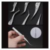 6 Pcs High-Precision False Eyelash Tweezers Set for Beginners - Perfect for Fake Eyelash Extensions, Individual Curved Strip, Nail Art & Makeup Tool(A) view 4