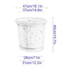 XYIANG Natural Wooden Footbath Bucket,Footbath with Lid for Elderly Bath,Cedarwood Spa Massage Foot Bucket,with Massager Portable Foot Bath Bowl,Thickened Foot Bath,Household Sleep(A) view 3