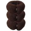 Hair Bun Maker, 3PCS 6.7 Inch Hair Donuts for Buns, Soft Elastic DIY Ponytail Holder for Women view 1