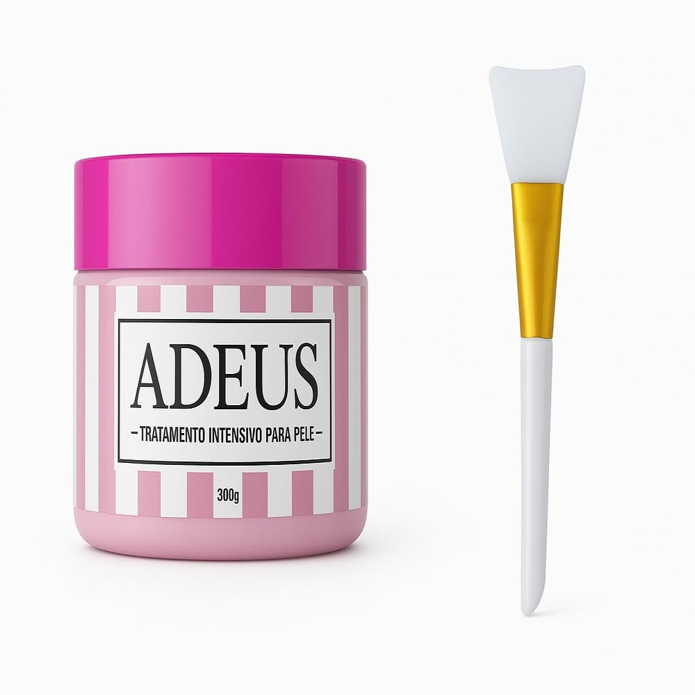 ADEUS Original Intensive Skin Treatment, Firming Body Cream 300g Anti-Cellulite & Stretch Marks + Free Silicone Spatula for Easy Application