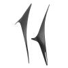 Qianjyvous Front Head Eyebrow Cover for 2018 2023, Eyebrow Trim, 3K Glossy h Scratch ting, view 3