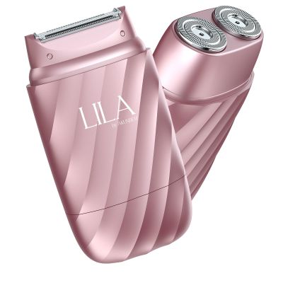 Women's Electric Razor 2-in-1 Hair Trimmer IPX7 Waterproof Facial & Body Shaver, Dual Head, USB-C Fast Charge, Portable Pocket Design for Face, Legs, Bikini Area, Home & Travel