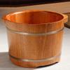 XYIANG Wood Foot Bath Bucket Foot Spa Bucket with Lid,Foot Wash Basin for Foot Bath,Solid Oak Wood Foot Soaking Barrel Bucket,Foot Soaking Tub Easy to Use view 3
