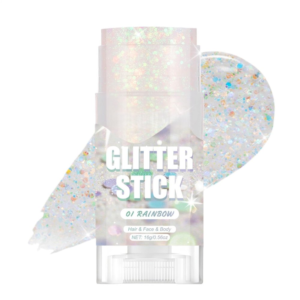 Body Glitter Stick - Sparkling Skin Paint,Shimmer Body Face Glitter Makeup | For Banquet Socializing Workplace Casual Travel Business Home Use Gift For Girlfriend Wife Friend Sister Women