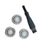 3pcs Replacement Shaver Head, Compatible For Philips,Compatible For Norelco, 9000 Series S9090 S9031 S9151 S9152 S9311 S9321 Razor Blade view 3