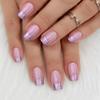 CurvLife Short Square Press On Nails, Milk Cloud Milky White, Soft Gel view 2